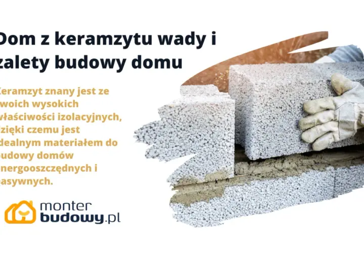 Dom z keramzytu: wady i zalety budowy. Blok keramzytowy układany przez budowlańca w rękawicy.